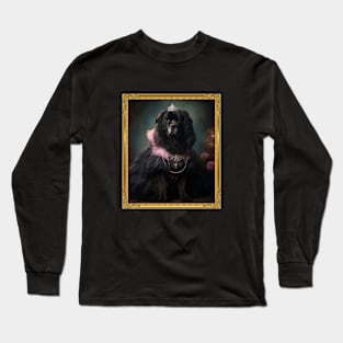 Majestic Newfoundland - Medieval Princess (Framed) Long Sleeve T-Shirt